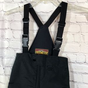 Preschool Obermeyer Black Ski Bibs Snow Pants Size 2 (Item #458)